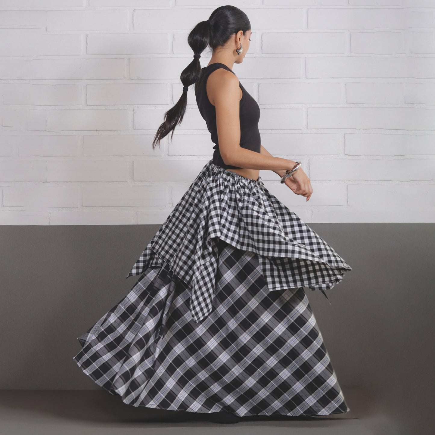 CUT OVER SKIRT