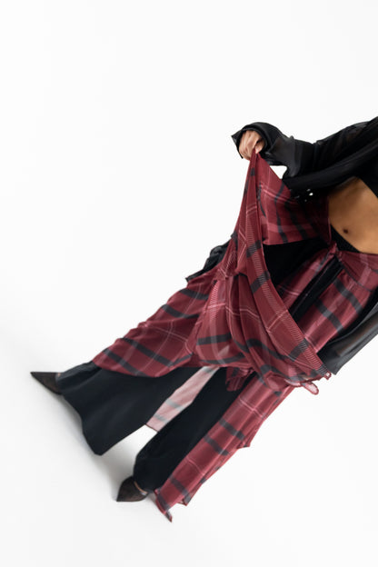 GARNET OVER SKIRT