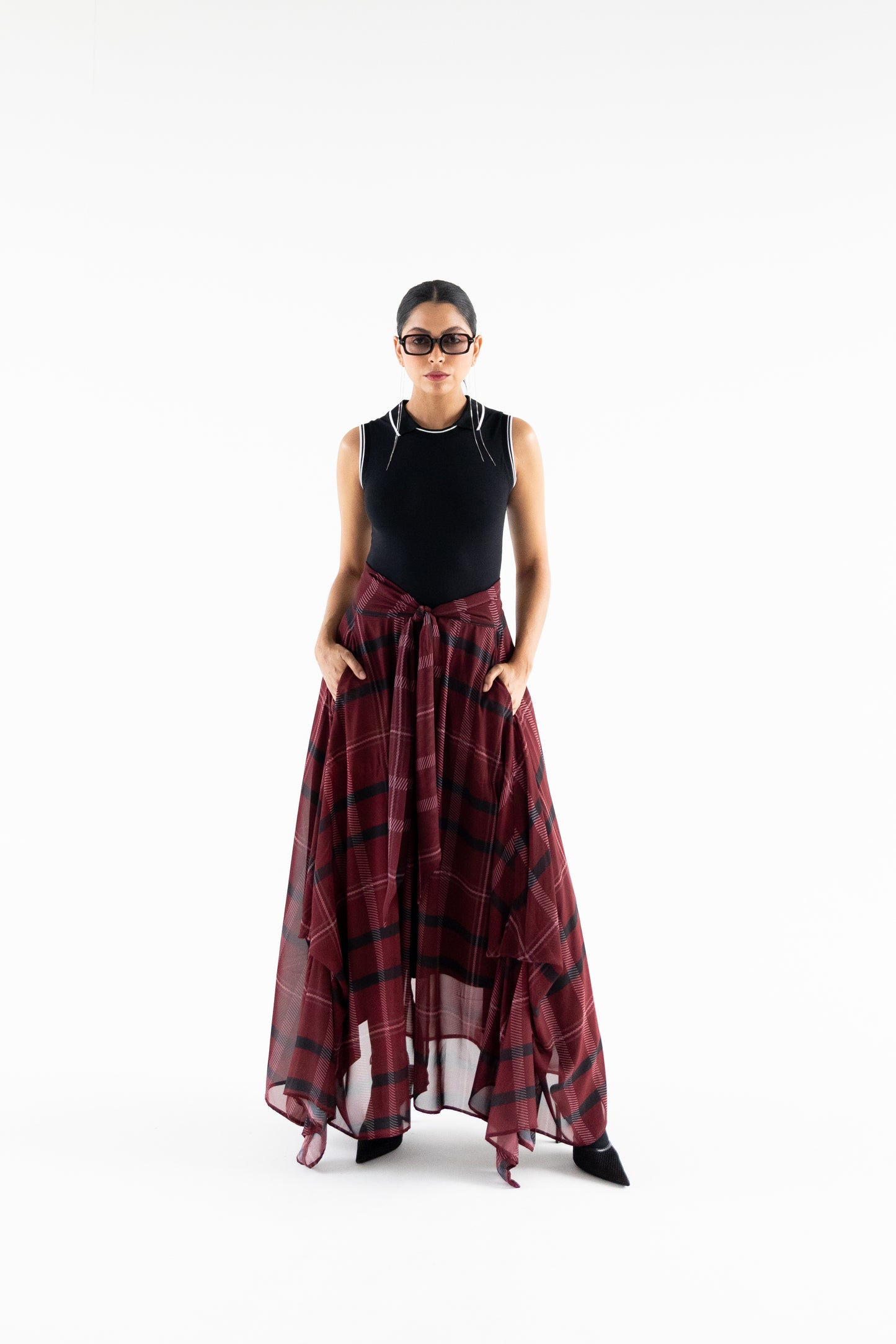 GARNET OVER SKIRT