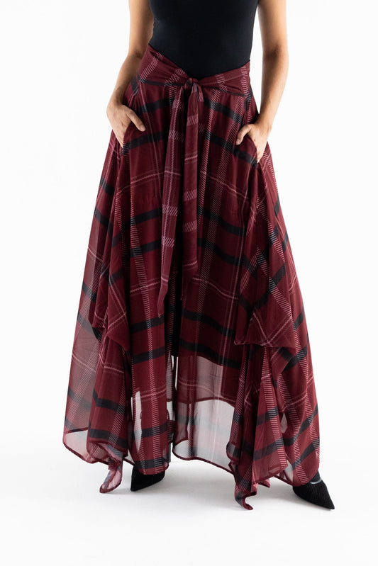 GARNET OVER SKIRT