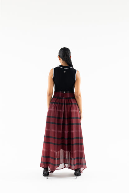 GARNET OVER SKIRT