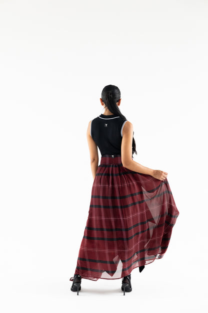 GARNET OVER SKIRT
