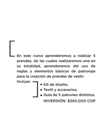 CURSO SIN COSTURA - ROCK EDITION