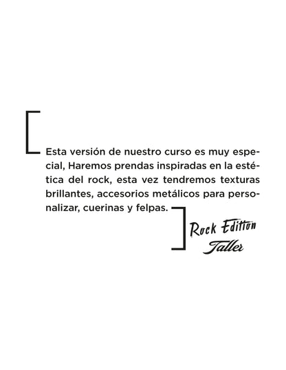 CURSO SIN COSTURA - ROCK EDITION
