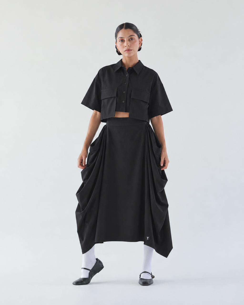 MADISON CROP SHIRT