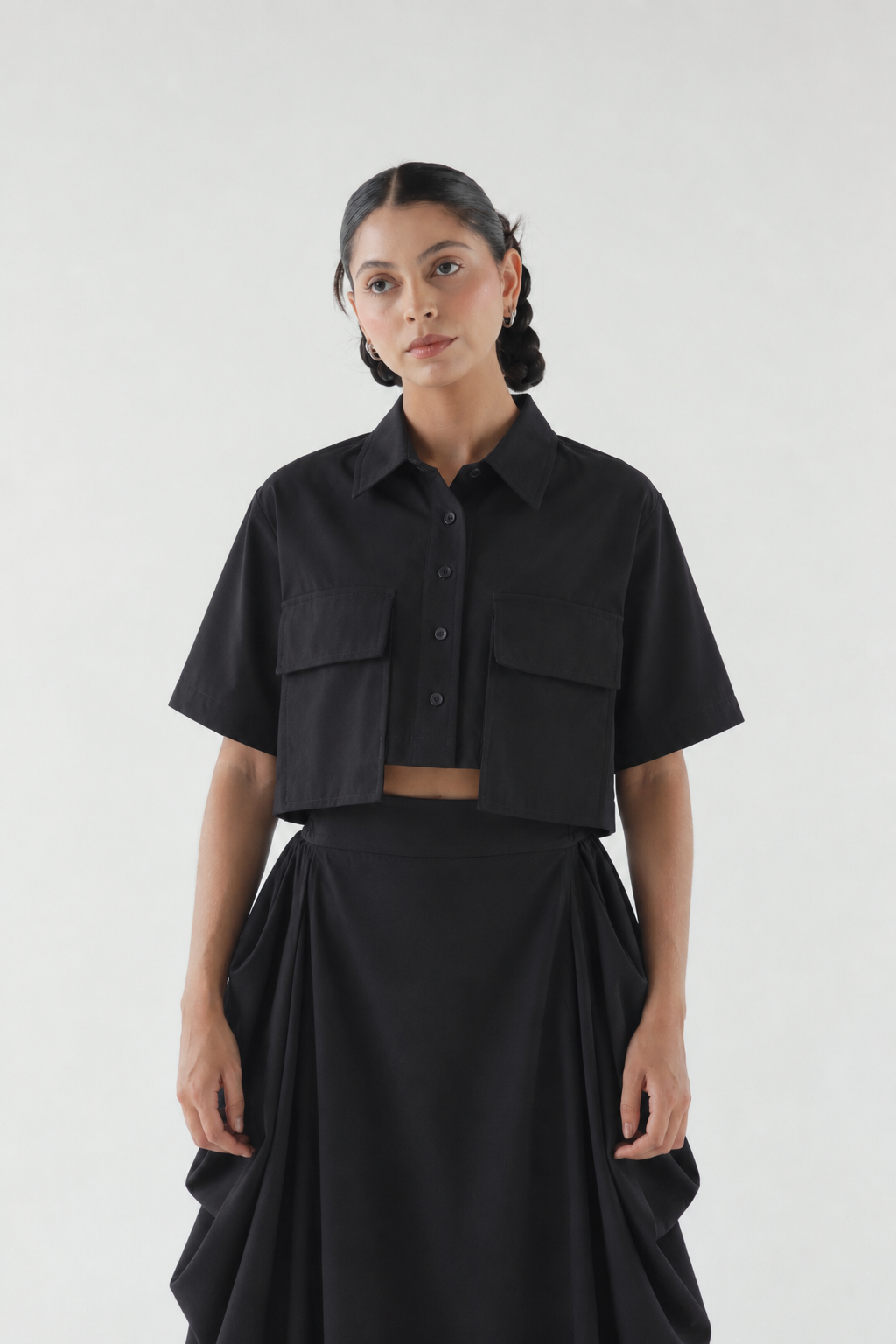 MADISON CROP SHIRT