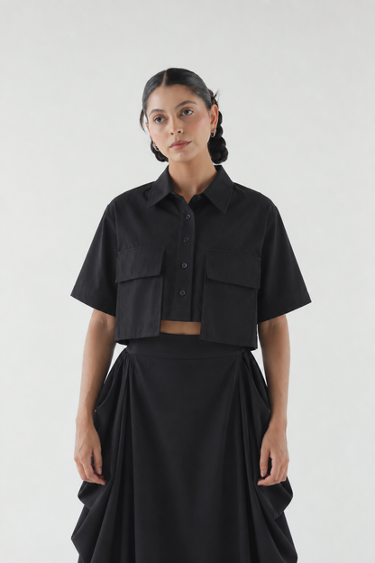 MADISON CROP SHIRT